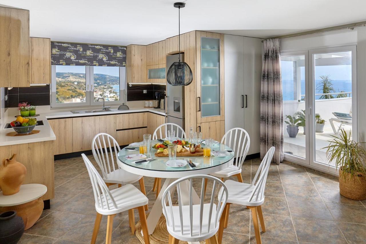 ケラトカンボスBreathtaking Sea View Flat In South Creteアパートメント エクステリア 写真